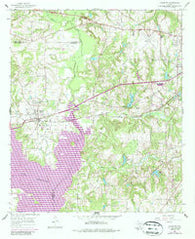 Chandler Texas Historical topographic map, 1:24000 scale, 7.5 X 7.5 Minute, Year 1966
