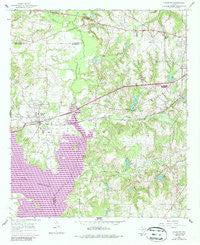 Chandler Texas Historical topographic map, 1:24000 scale, 7.5 X 7.5 Minute, Year 1966