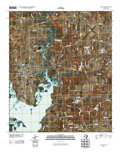 Chandler Texas Historical topographic map, 1:24000 scale, 7.5 X 7.5 Minute, Year 2010