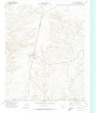 Channing Texas Historical topographic map, 1:24000 scale, 7.5 X 7.5 Minute, Year 1971