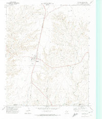 Channing Texas Historical topographic map, 1:24000 scale, 7.5 X 7.5 Minute, Year 1971