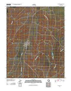 Channing Texas Historical topographic map, 1:24000 scale, 7.5 X 7.5 Minute, Year 2010