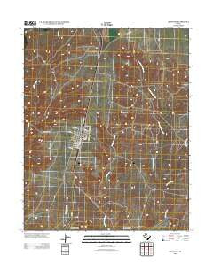 Channing Texas Historical topographic map, 1:24000 scale, 7.5 X 7.5 Minute, Year 2012