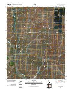 Channing NW Texas Historical topographic map, 1:24000 scale, 7.5 X 7.5 Minute, Year 2010