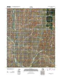 Channing NW Texas Historical topographic map, 1:24000 scale, 7.5 X 7.5 Minute, Year 2012
