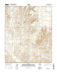 Channing NW Texas Current topographic map, 1:24000 scale, 7.5 X 7.5 Minute, Year 2016