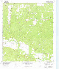 Chapman Draw Texas Historical topographic map, 1:24000 scale, 7.5 X 7.5 Minute, Year 1970