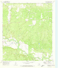 Chapman Draw Texas Historical topographic map, 1:24000 scale, 7.5 X 7.5 Minute, Year 1970