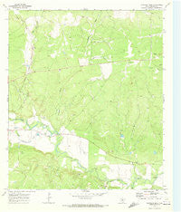 Chapman Draw Texas Historical topographic map, 1:24000 scale, 7.5 X 7.5 Minute, Year 1970