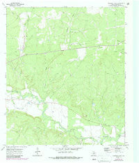 Chapman Draw Texas Historical topographic map, 1:24000 scale, 7.5 X 7.5 Minute, Year 1970