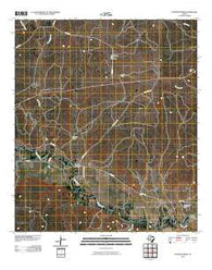 Chapman Draw Texas Historical topographic map, 1:24000 scale, 7.5 X 7.5 Minute, Year 2010