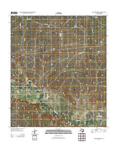Chapman Draw Texas Historical topographic map, 1:24000 scale, 7.5 X 7.5 Minute, Year 2012
