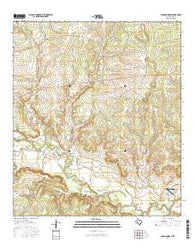 Chapman Draw Texas Current topographic map, 1:24000 scale, 7.5 X 7.5 Minute, Year 2016