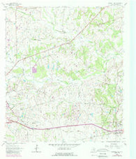 Chappell Hill Texas Historical topographic map, 1:24000 scale, 7.5 X 7.5 Minute, Year 1963