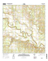 Charco Texas Current topographic map, 1:24000 scale, 7.5 X 7.5 Minute, Year 2016