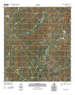 Chargos Creek Texas Historical topographic map, 1:24000 scale, 7.5 X 7.5 Minute, Year 2010