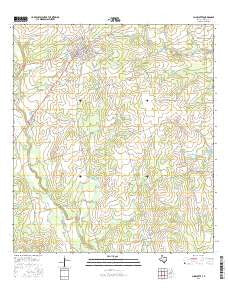 Charlotte Texas Current topographic map, 1:24000 scale, 7.5 X 7.5 Minute, Year 2016
