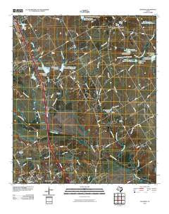 Chatfield Texas Historical topographic map, 1:24000 scale, 7.5 X 7.5 Minute, Year 2010
