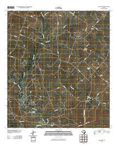 Cheapside Texas Historical topographic map, 1:24000 scale, 7.5 X 7.5 Minute, Year 2010