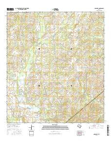 Cheapside Texas Current topographic map, 1:24000 scale, 7.5 X 7.5 Minute, Year 2016