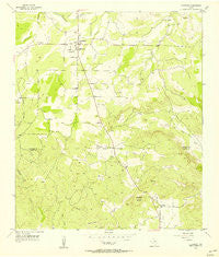 Cherokee Texas Historical topographic map, 1:24000 scale, 7.5 X 7.5 Minute, Year 1956