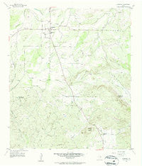Cherokee Texas Historical topographic map, 1:24000 scale, 7.5 X 7.5 Minute, Year 1956
