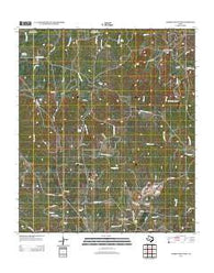 Cherry Mountain Texas Historical topographic map, 1:24000 scale, 7.5 X 7.5 Minute, Year 2012