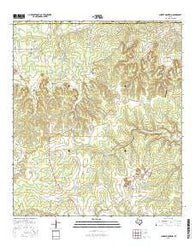 Cherry Mountain Texas Current topographic map, 1:24000 scale, 7.5 X 7.5 Minute, Year 2016