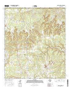 Cherry Mountain Texas Current topographic map, 1:24000 scale, 7.5 X 7.5 Minute, Year 2016