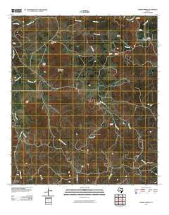 Cherry Spring Texas Historical topographic map, 1:24000 scale, 7.5 X 7.5 Minute, Year 2010