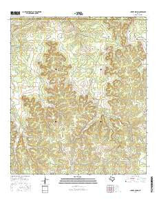 Cherry Spring Texas Current topographic map, 1:24000 scale, 7.5 X 7.5 Minute, Year 2016
