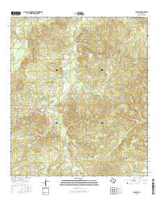 Chester Texas Current topographic map, 1:24000 scale, 7.5 X 7.5 Minute, Year 2016