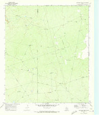 Cheyenne Draw Texas Historical topographic map, 1:24000 scale, 7.5 X 7.5 Minute, Year 1970
