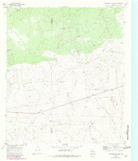 Cheyenne Draw SE Texas Historical topographic map, 1:24000 scale, 7.5 X 7.5 Minute, Year 1970