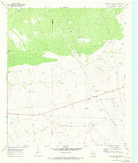 Cheyenne Draw SE Texas Historical topographic map, 1:24000 scale, 7.5 X 7.5 Minute, Year 1970