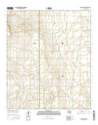 Cheyenne Draw Texas Current topographic map, 1:24000 scale, 7.5 X 7.5 Minute, Year 2016