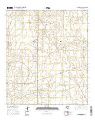 Cheyenne Draw SE Texas Current topographic map, 1:24000 scale, 7.5 X 7.5 Minute, Year 2016