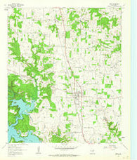 Chico Texas Historical topographic map, 1:24000 scale, 7.5 X 7.5 Minute, Year 1961