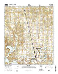 Chico Texas Current topographic map, 1:24000 scale, 7.5 X 7.5 Minute, Year 2016