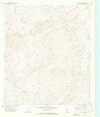 Chico Draw East Texas Historical topographic map, 1:24000 scale, 7.5 X 7.5 Minute, Year 1973
