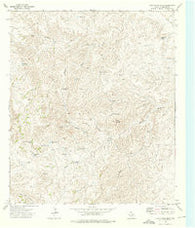 Chico Draw West Texas Historical topographic map, 1:24000 scale, 7.5 X 7.5 Minute, Year 1973