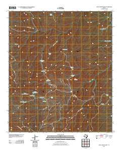 Chico Draw West Texas Historical topographic map, 1:24000 scale, 7.5 X 7.5 Minute, Year 2010