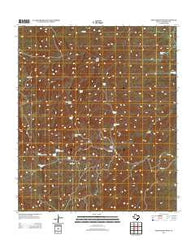 Chico Draw West Texas Historical topographic map, 1:24000 scale, 7.5 X 7.5 Minute, Year 2012
