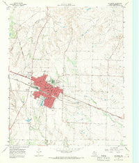 Childress Texas Historical topographic map, 1:24000 scale, 7.5 X 7.5 Minute, Year 1967