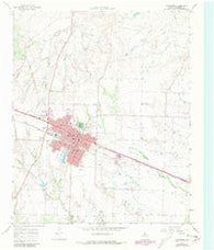 Childress Texas Historical topographic map, 1:24000 scale, 7.5 X 7.5 Minute, Year 1967