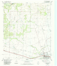 Chillicothe Texas Historical topographic map, 1:24000 scale, 7.5 X 7.5 Minute, Year 1984