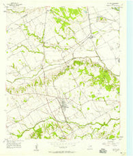 Chilton Texas Historical topographic map, 1:24000 scale, 7.5 X 7.5 Minute, Year 1957