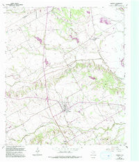 Chilton Texas Historical topographic map, 1:24000 scale, 7.5 X 7.5 Minute, Year 1957