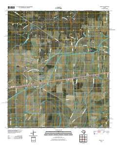 China Texas Historical topographic map, 1:24000 scale, 7.5 X 7.5 Minute, Year 2010