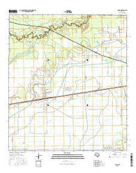 China Texas Current topographic map, 1:24000 scale, 7.5 X 7.5 Minute, Year 2016